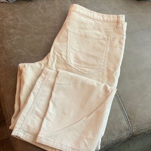 Urban Outfitters BDG Beige Corduroy Pants 7/8ths Length
